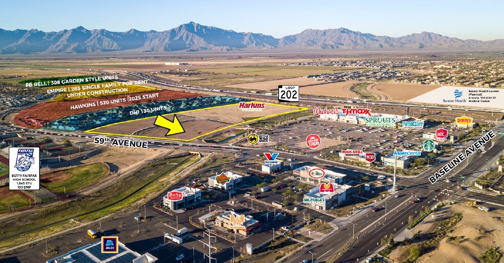 Primary Photo Of Loop 202 South Mountain & Baseline Rd fwy, Laveen Land For Sale
