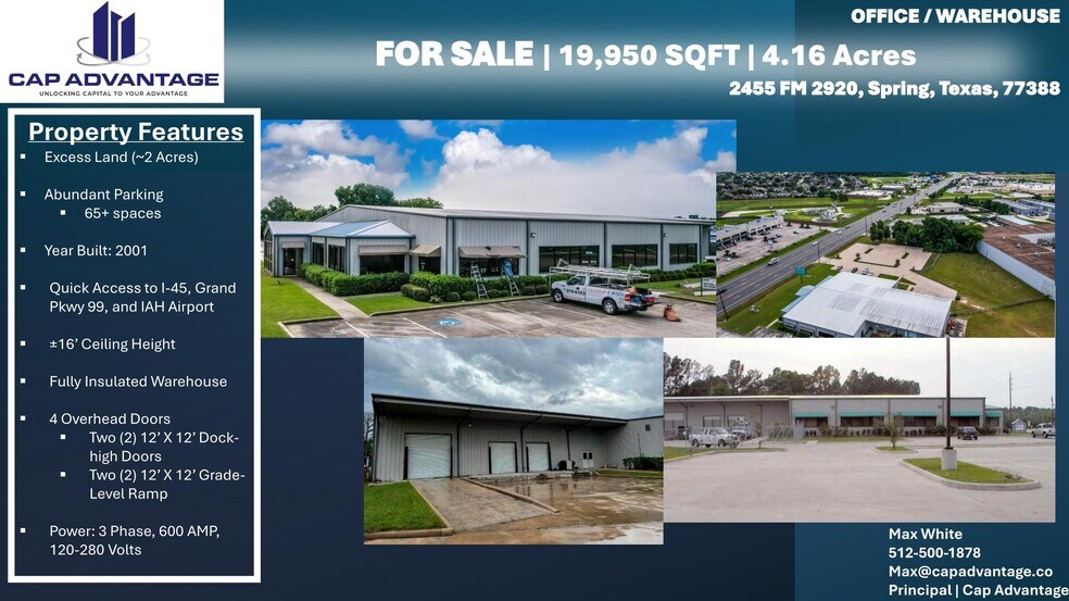 More Photos Of 2455 FM-2920, Spring Flex For Sale