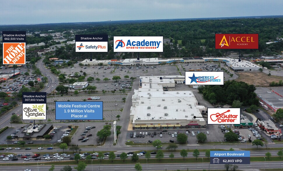 Primary Photo Of 3725 Airport Blvd, Mobile General Retail For Sale