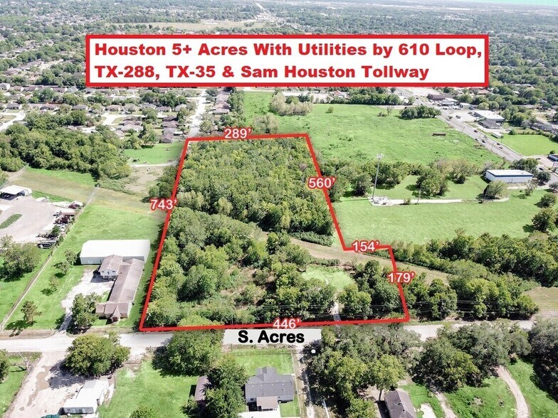 Primary Photo Of 4810 S Acres Dr, Houston Land For Sale
