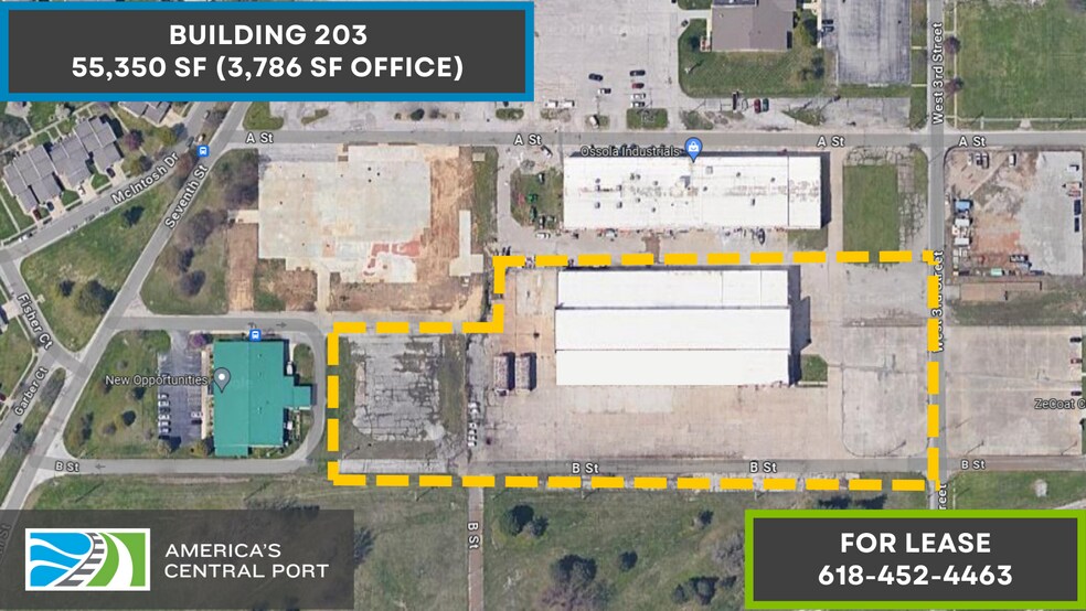 More Photos Of 1521 3rd, Granite City Manufacturing For Lease