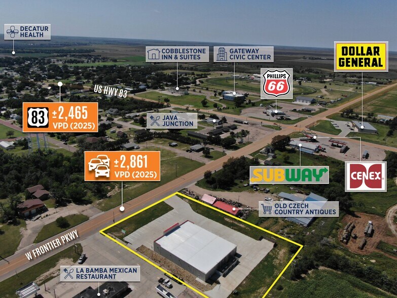 More Photos Of 213 W Frontier Pky, Oberlin General Retail For Sale