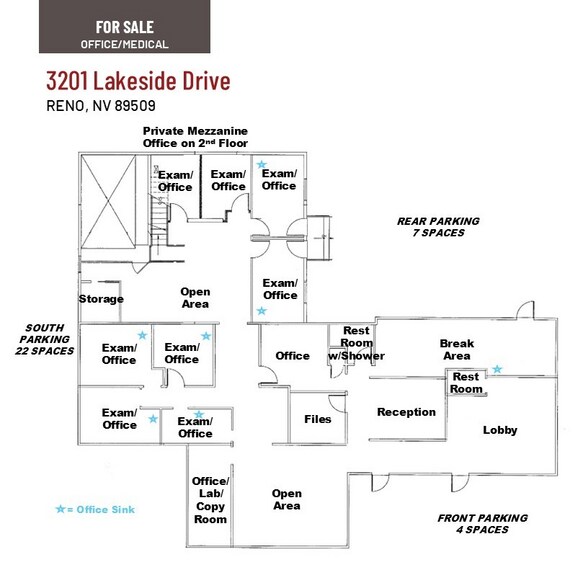 More Photos Of 3201 Lakeside Dr, Reno Medical For Sale