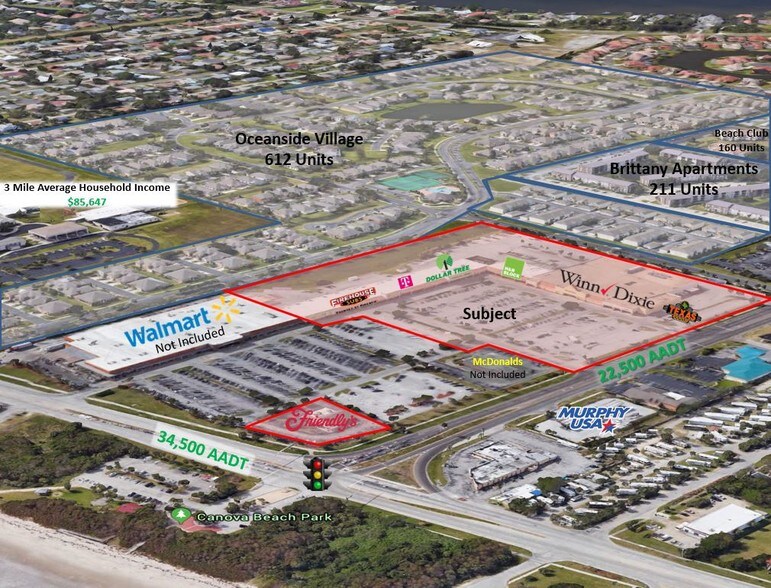 More Photos Of 959-991 E Eau Gallie Blvd, Melbourne Supermarket For Lease