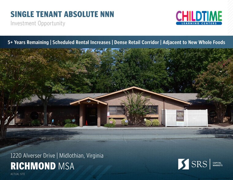 Primary Photo Of 1220 Alverser Dr, Midlothian Daycare Center For Sale