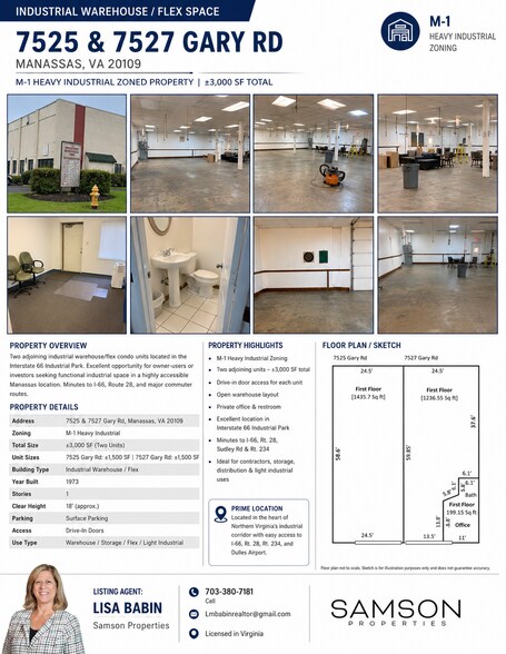 More Photos Of 7527 Gary Rd, Manassas Warehouse For Sale
