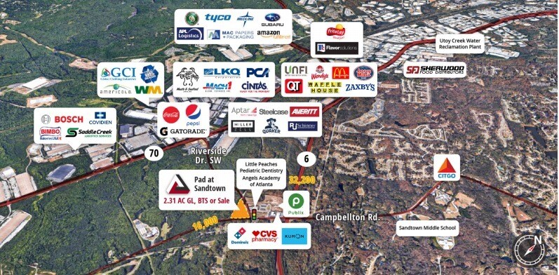 More Photos Of Campbellton Road & Riverside Drive, Atlanta Land For Sale