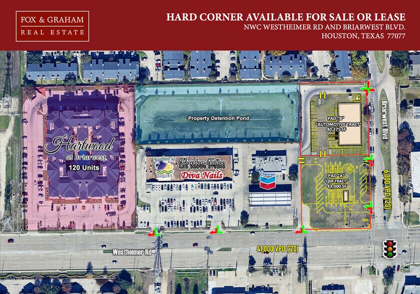 Primary Photo Of 12970 Westheimer Rd, Houston Land For Sale