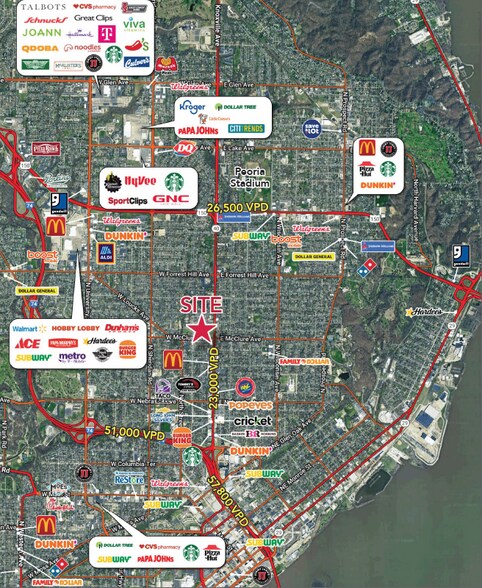 More Photos Of 2515 N Knoxville Ave, Peoria Drugstore For Lease