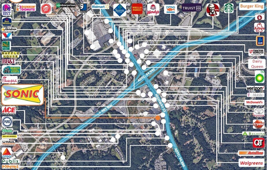 More Photos Of 3415 Atlanta Hwy, Flowery Branch Fast Food For Lease