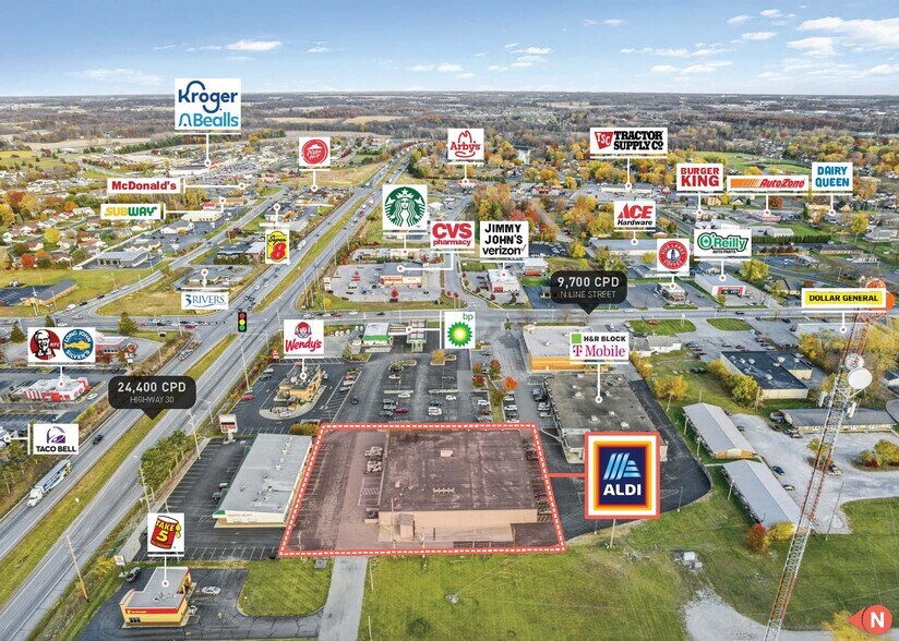 More Photos Of 551 N Line St, Columbia City Freestanding For Sale