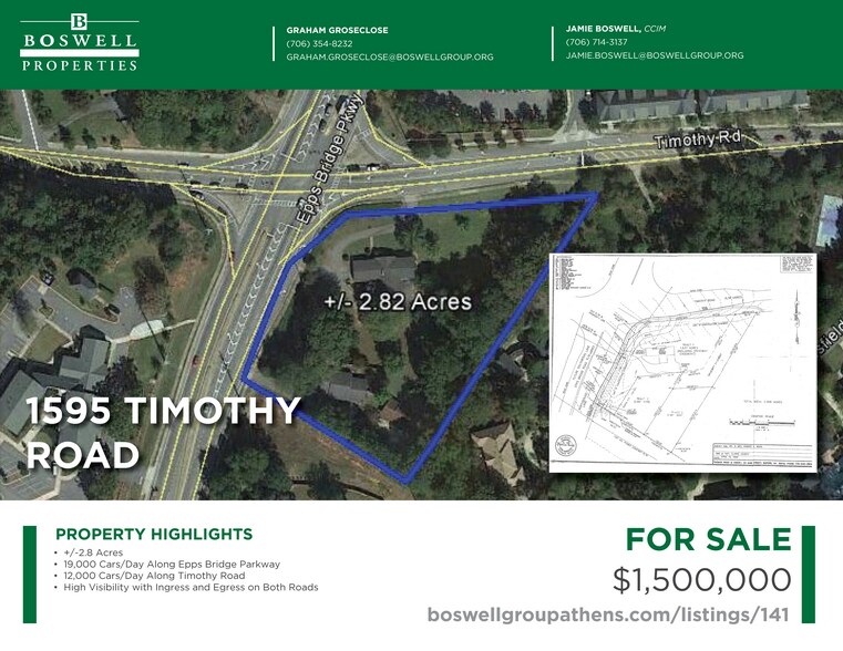 More Photos Of 1595 Timothy Rd, Athens Land For Sale