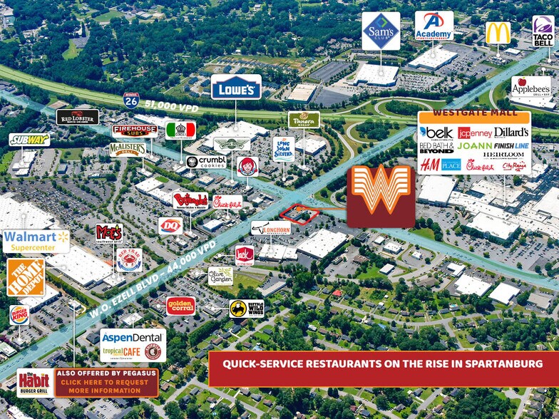 More Photos Of 1510 W O Ezell Blvd, Spartanburg Fast Food For Sale