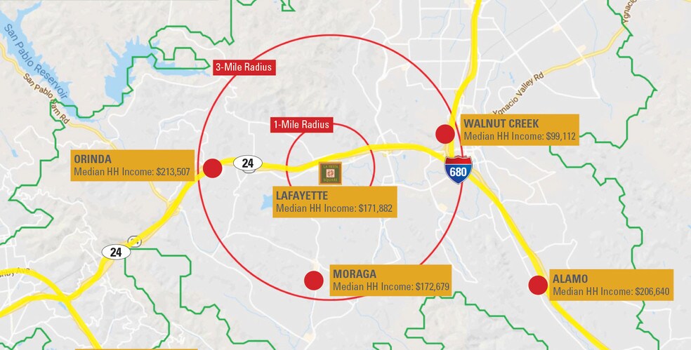More Photos Of 3525-3529 Mt Diablo Blvd, Lafayette Storefront For Lease