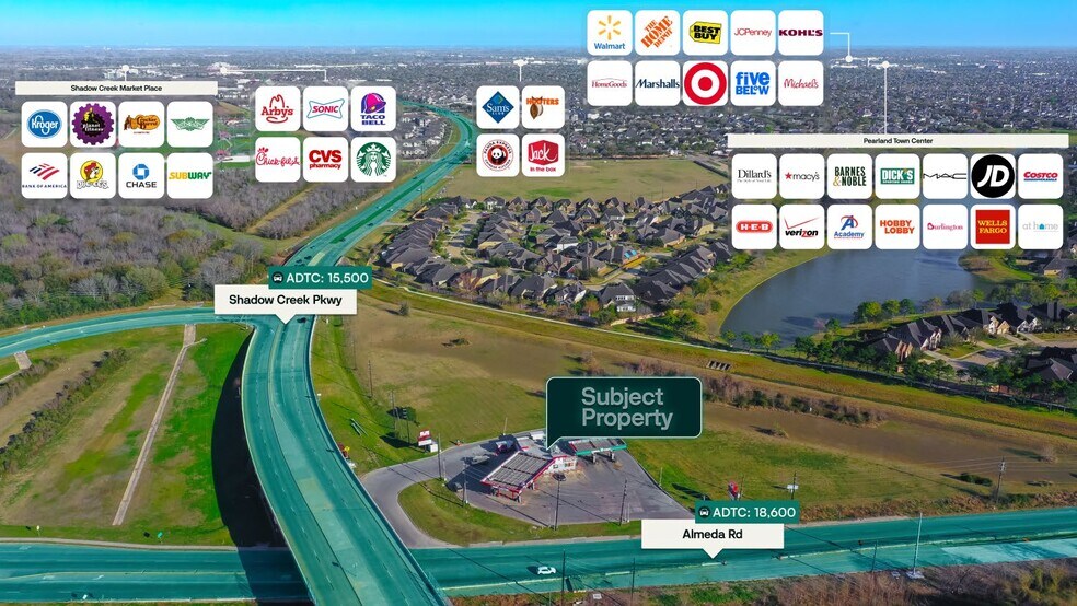 Primary Photo Of 333 Fm 521 Rd, Fresno Service Station For Sale