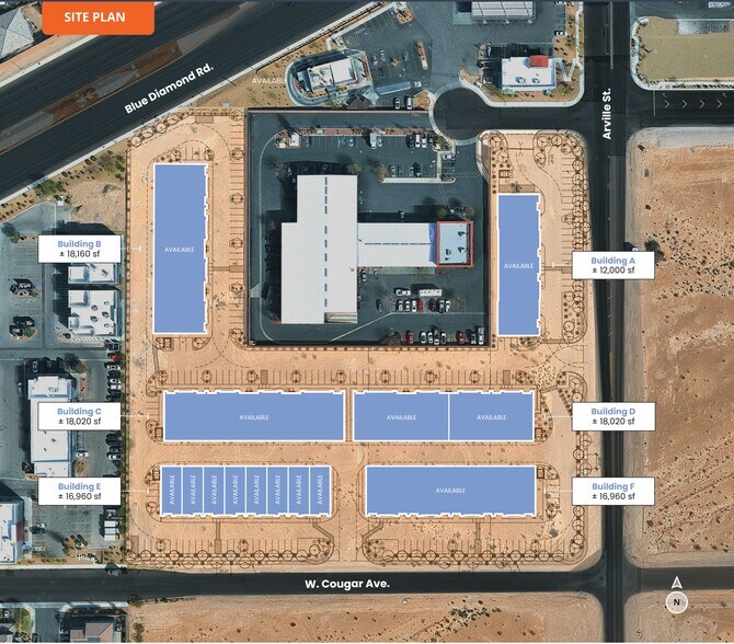 More Photos Of Blue Diamond Road & Arville Street Rd, Las Vegas Unknown For Lease
