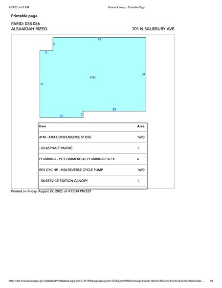 More Photos Of 701 N Salisbury Ave, Spencer General Retail For Sale