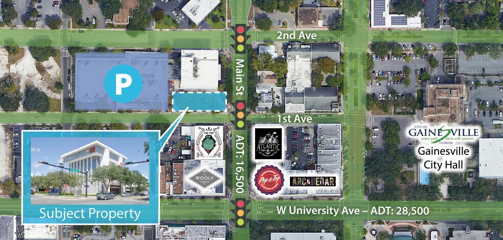 More Photos Of 104 N Main St, Gainesville Land For Lease