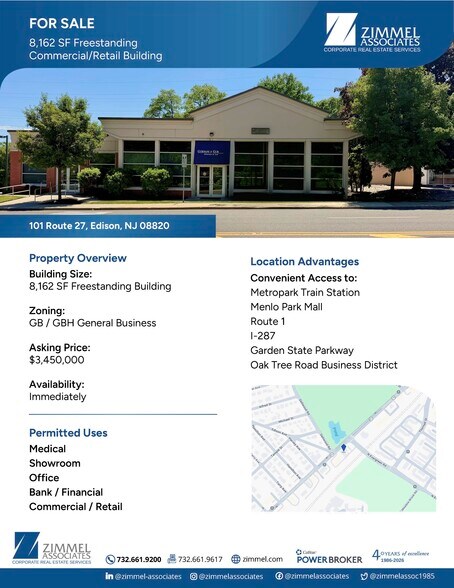 More Photos Of 101 State Route 27, Edison Office For Sale