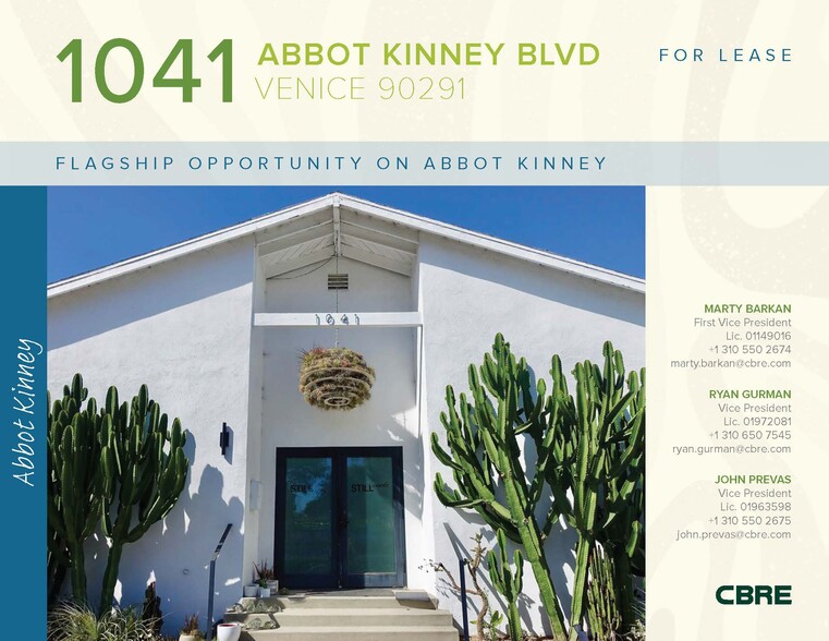 Primary Photo Of 1041 Abbot Kinney Blvd, Venice Office For Lease