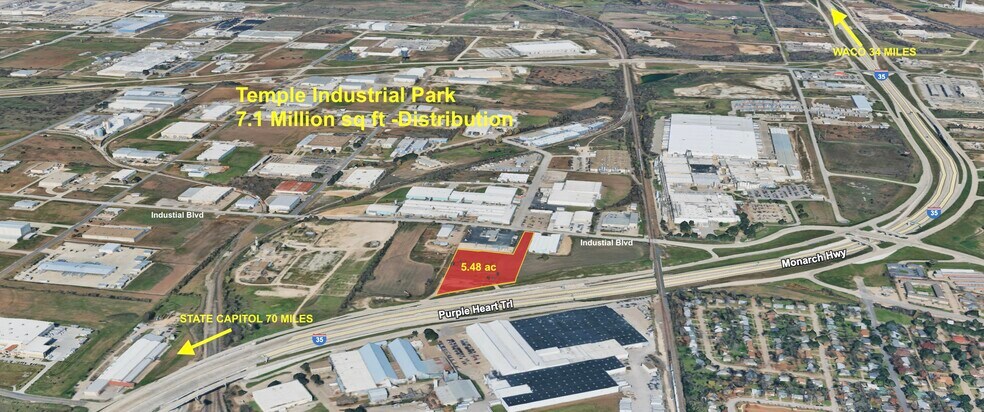More Photos Of 2610 Industrial blvd, Temple Land For Sale