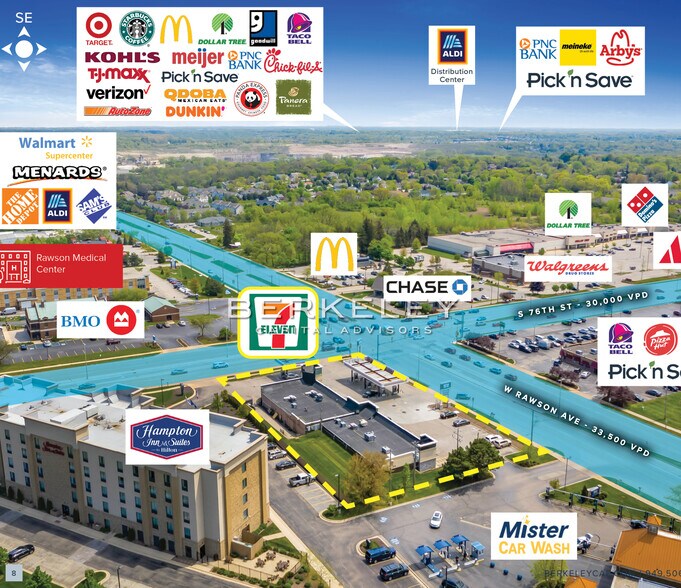 More Photos Of 7610 W Rawson Ave, Franklin Convenience Store For Sale