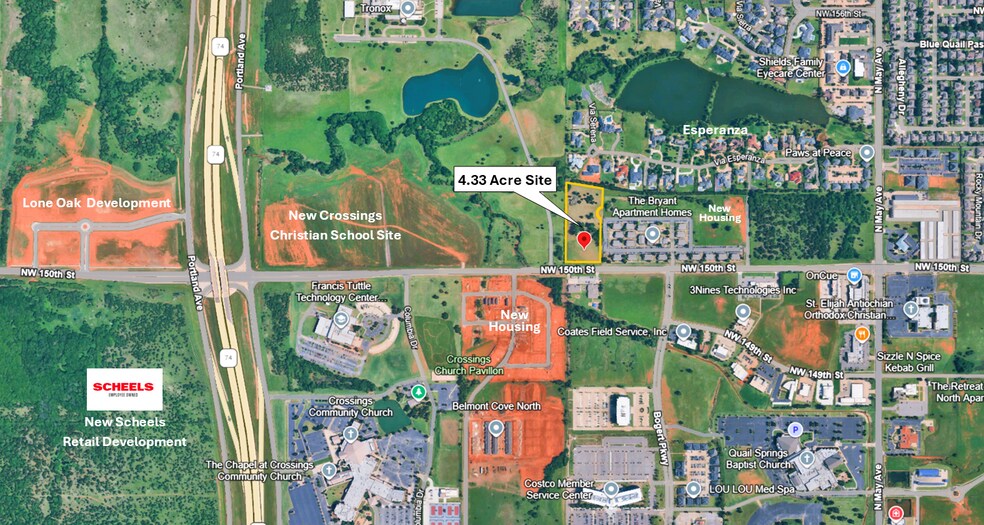 Primary Photo Of NW 150th ST & May Ave, Oklahoma City Land For Sale