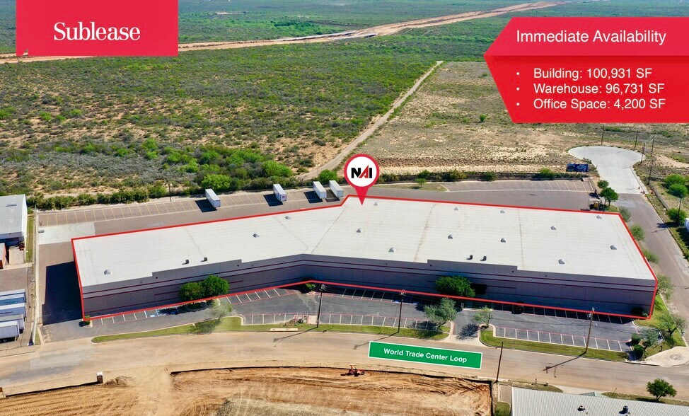 More Photos Of 1629 World Trade Center Loop, Laredo Distribution For Lease