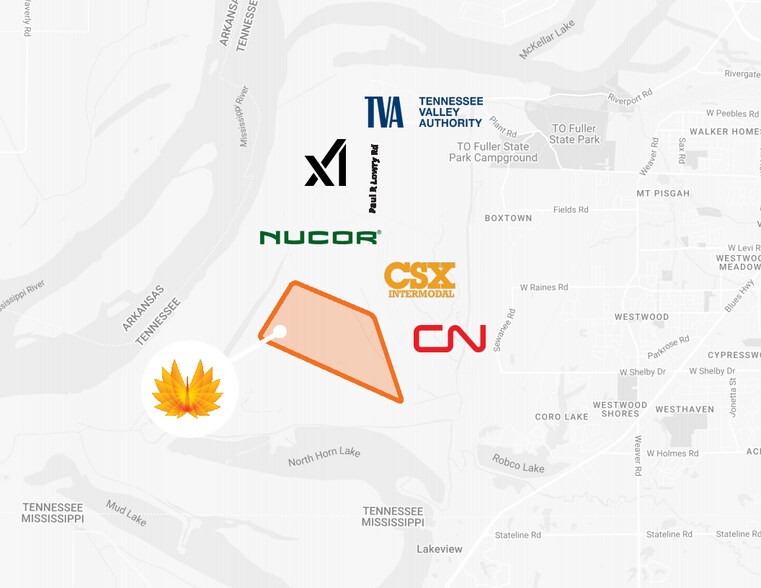 Primary Photo Of 00 Paul R Lowry Rd, Memphis Land For Sale