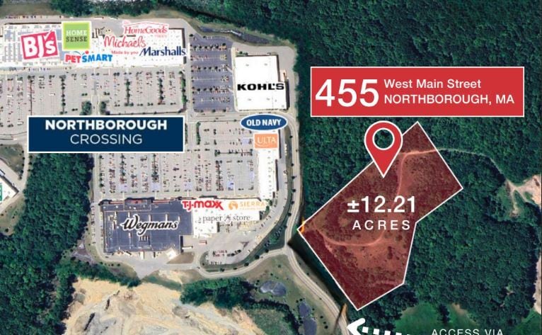 Primary Photo Of 455 W Main St, Northborough Land For Sale