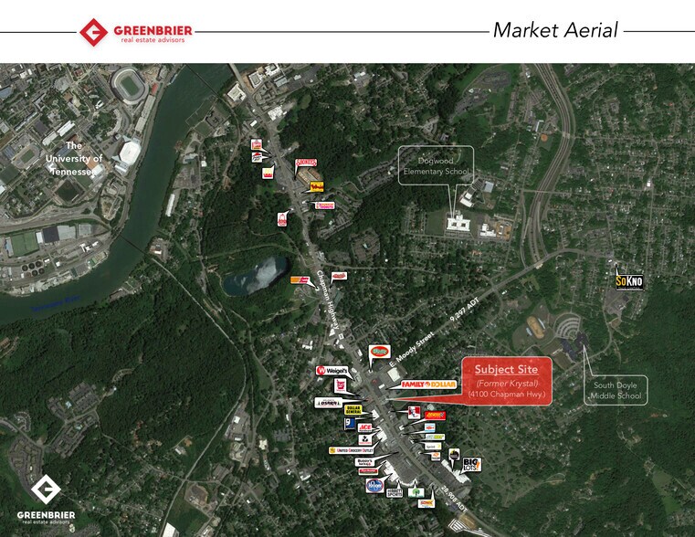 More Photos Of 4100 SW Chapman Hwy, Knoxville Fast Food For Lease