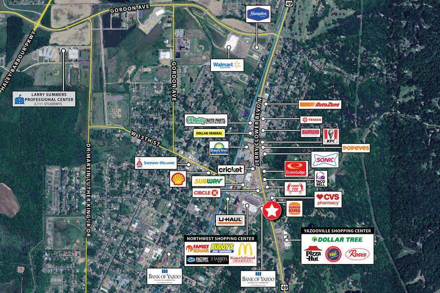 More Photos Of 1412 Jerry Clower Blvd, Yazoo City General Retail For Sale