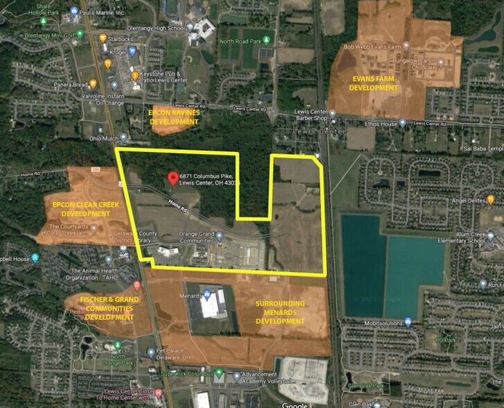 More Photos Of 6871 Columbus Pike, Lewis Center Land For Sale