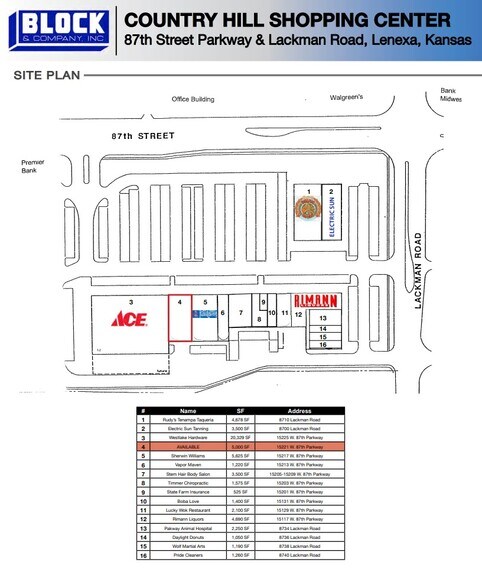 More Photos Of 15225 W 87th St, Lenexa Unknown For Lease