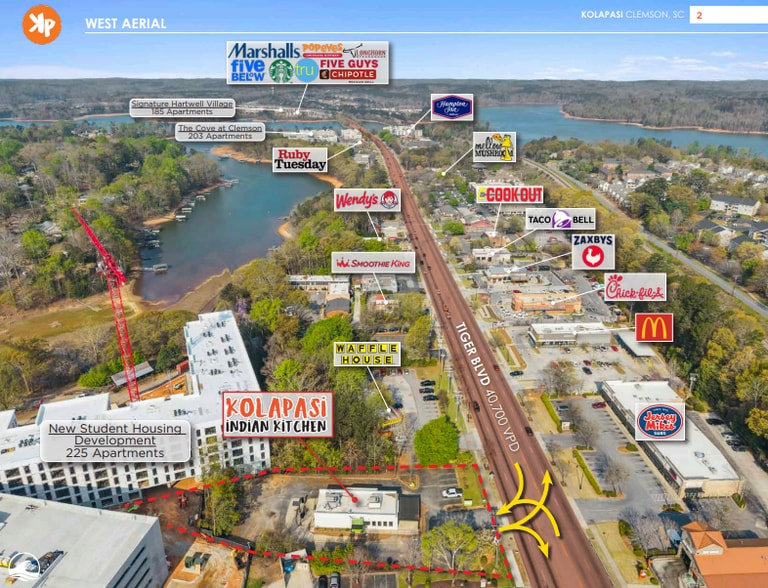 More Photos Of 1066 Tiger Blvd, Clemson Restaurant For Sale