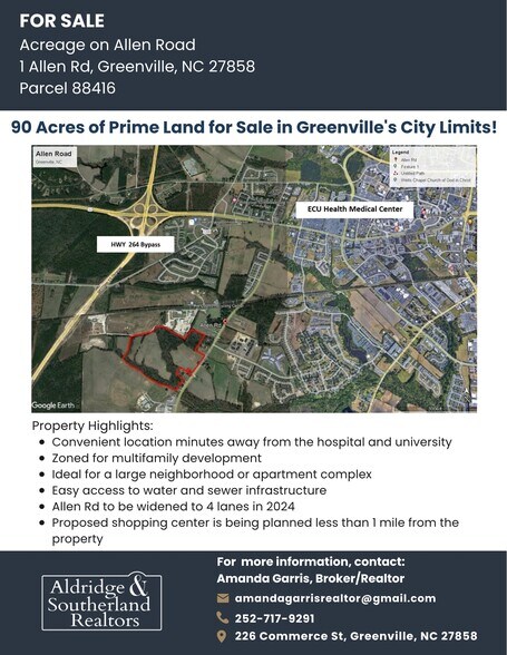 More Photos Of 1 Allen, Greenville Land For Sale