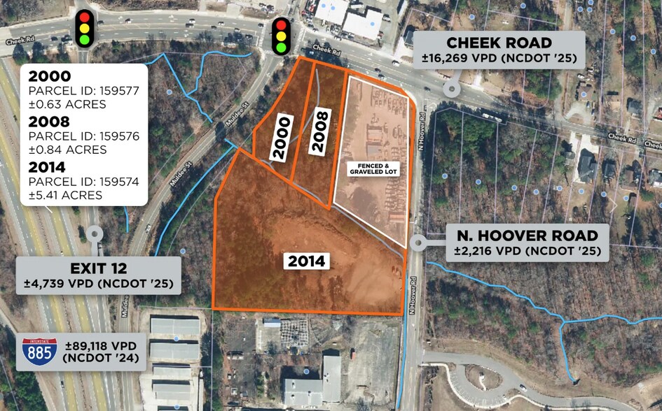 More Photos Of 2000-2014 Cheek Rd, Durham Land For Sale