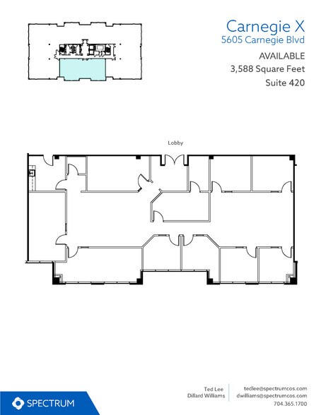 More Photos Of 5605 Carnegie Blvd, Charlotte Office For Lease