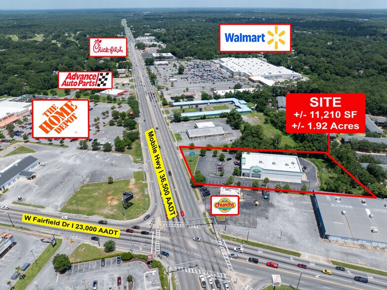More Photos Of 4510 Mobile Hwy, Pensacola Freestanding For Sale