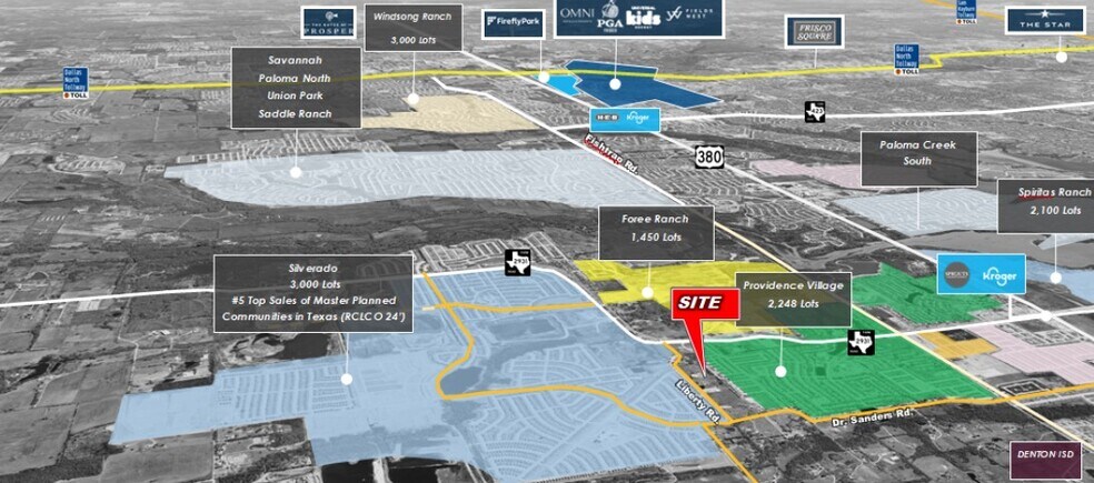 More Photos Of 9988 Liberty Road, Aubrey Land For Sale