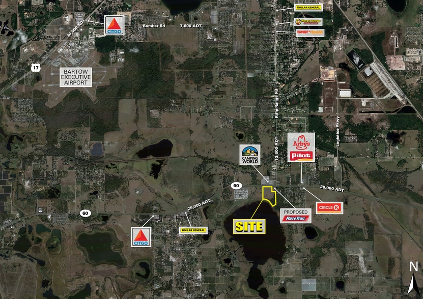 More Photos Of SWC Hwy 60 hwy @ Rifle Range Rd, Bartow Land For Lease