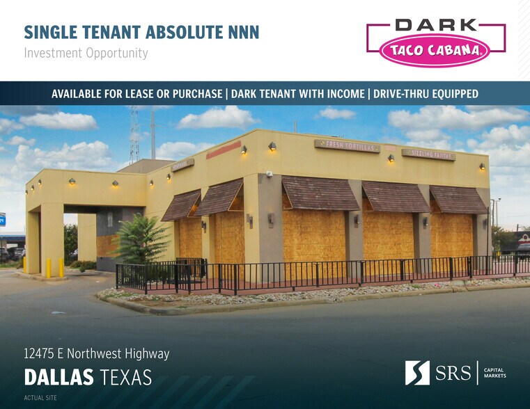 Primary Photo Of 12475 E Northwest Hwy, Dallas Restaurant For Sale