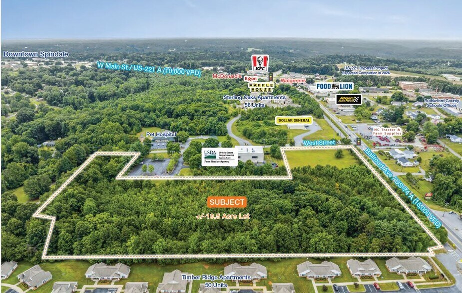 Primary Photo Of 500 West St, Spindale Land For Sale