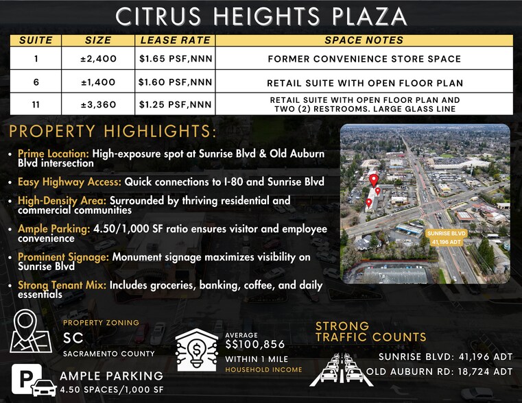 More Photos Of 7601 Sunrise Blvd, Citrus Heights Unknown For Lease