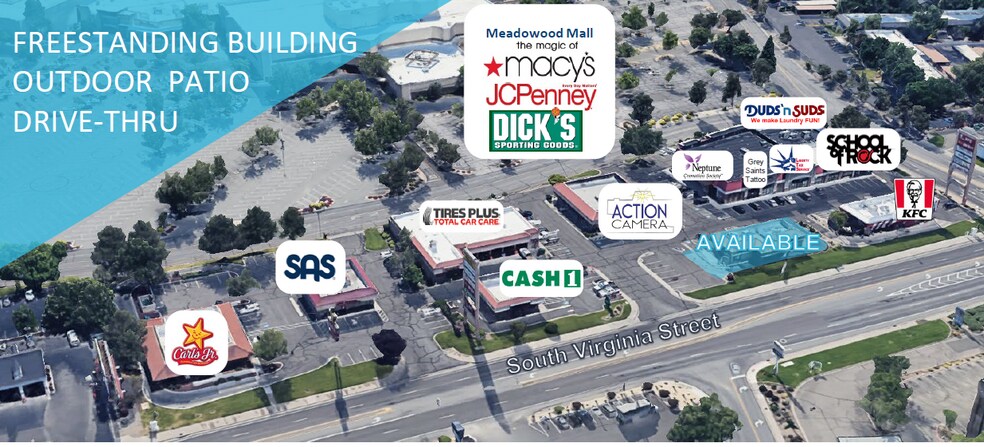 Primary Photo Of 5890 S Virginia St, Reno General Retail For Lease