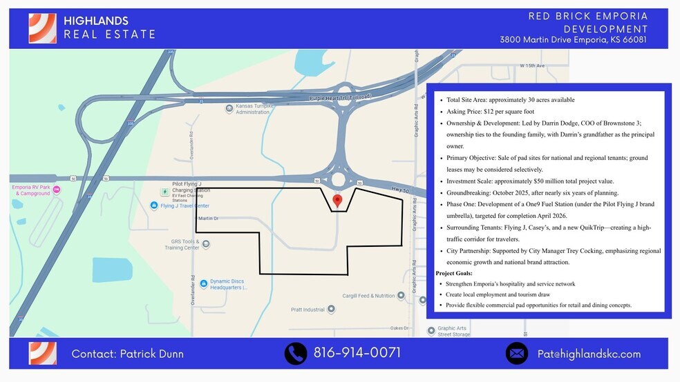 More Photos Of US Highway 50 & Graphic Arts Rd, Emporia Land For Sale