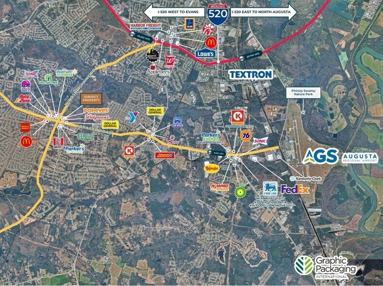 More Photos Of 3696 Windsor Spring Rd, Hephzibah Fast Food For Lease