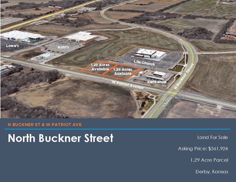 Primary Photo Of Buckner & 63rd St S, Derby Land For Sale