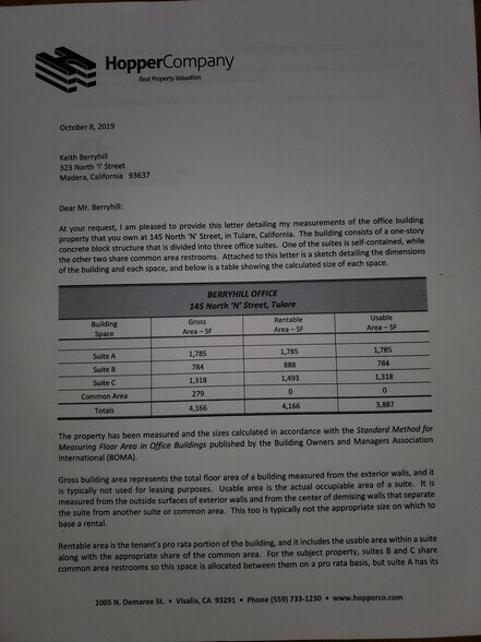 More Photos Of 145 N N St, Tulare Office For Sale