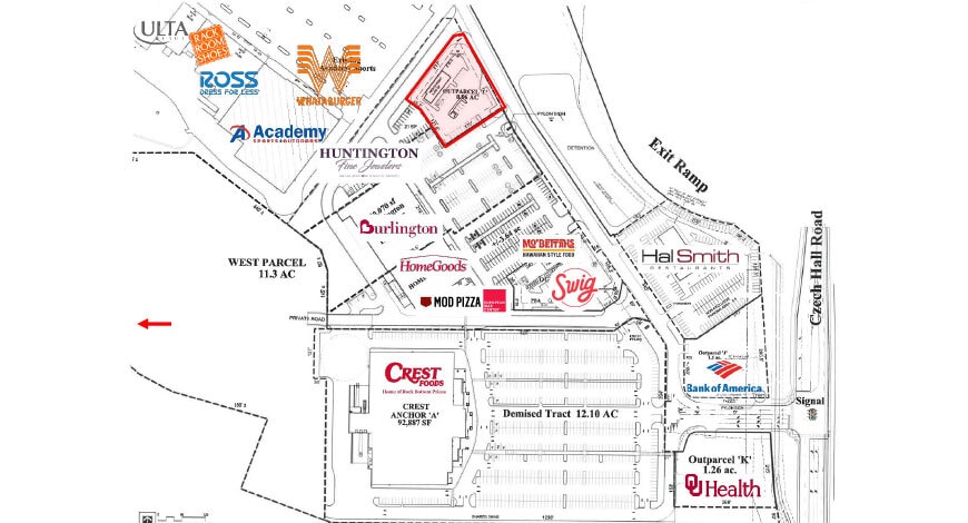 More Photos Of 831 N Czech Hall Rd, Yukon Restaurant For Sale